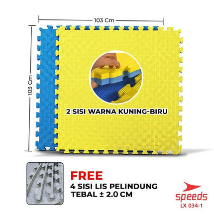 SPEEDS Matras Eva Beladiri Matras Arena Silat Matras Boxing Samsak Karate Taekwondo Matras Puzzle Alas Lantai 034-1