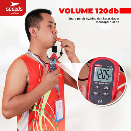 SPEEDS Referee Whistle Treble Whistle 120db Sports Outdoor Whistle + Lanyard 007-11