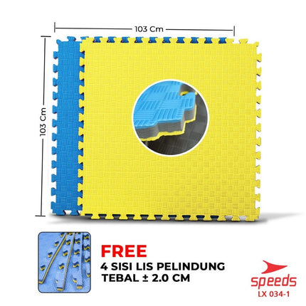 SPEEDS Matras Eva Beladiri Matras Arena Silat Matras Boxing Samsak Karate Taekwondo Matras Puzzle Alas Lantai 034-1